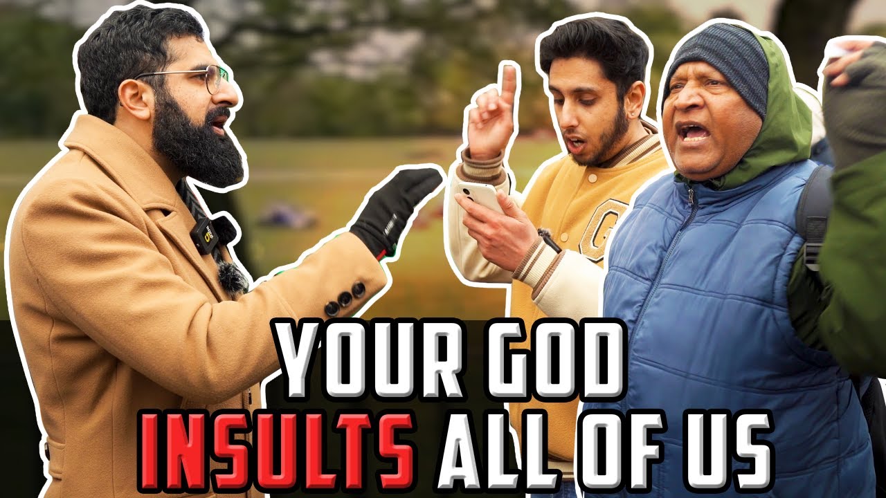 2 Christians vs 1 Muslim- Hostile Preacher Malfunctions (Funny) | Smile2jannah | Speakers Corner