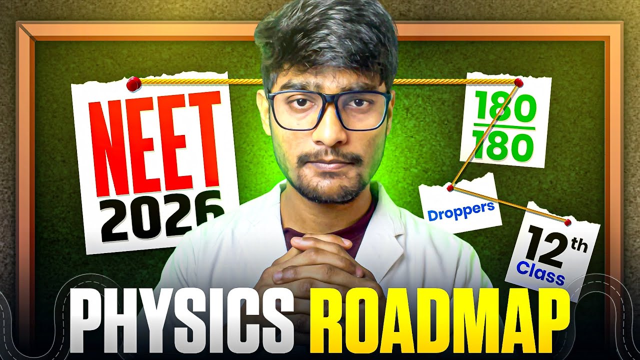 COMPLETE PHYSICS STRATEGY FOR NEET 2026 - MONTHLY PLANNING ‼️