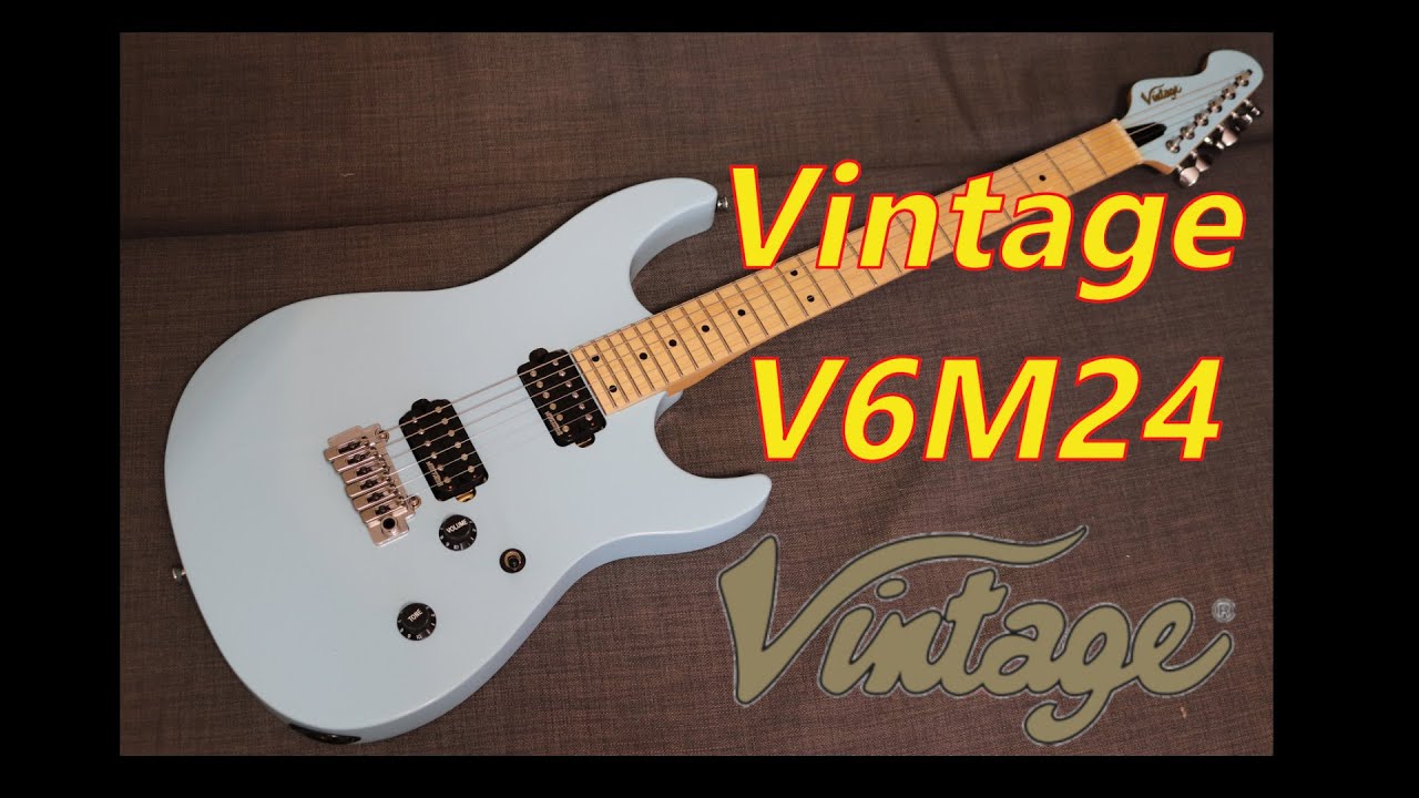 Vintage V6M24 - is it really like the eighties guitar? - Another Guitar Channel