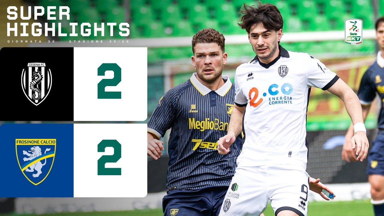 Cesena-Frosinone 2-2 | SUPER HIGHLIGHTS