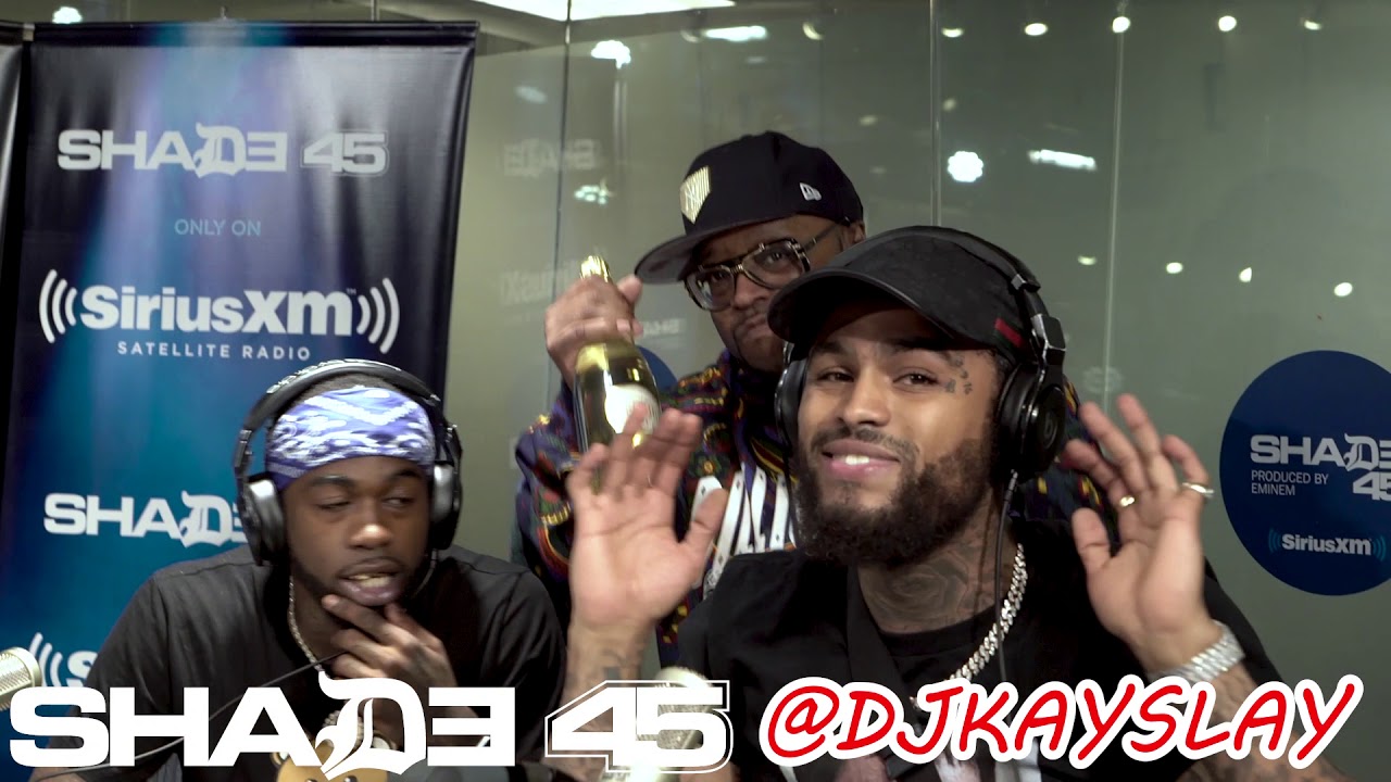 Dave East in studio performance at Dj Kayslay show on Shade45