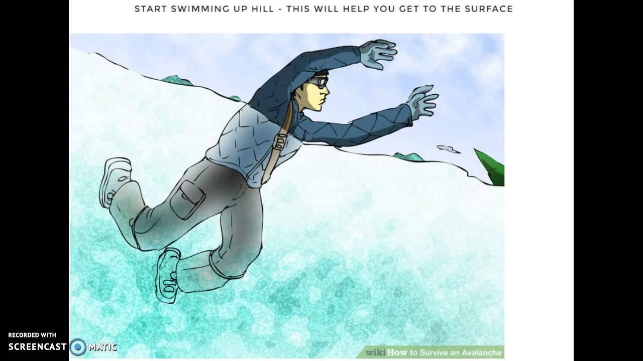 How To Survive an Avalanche
