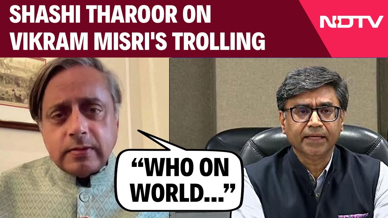 Vikram Misri Trolling | Salman Khurshid, Shashi Tharoor On Vikram Misri's Trolling