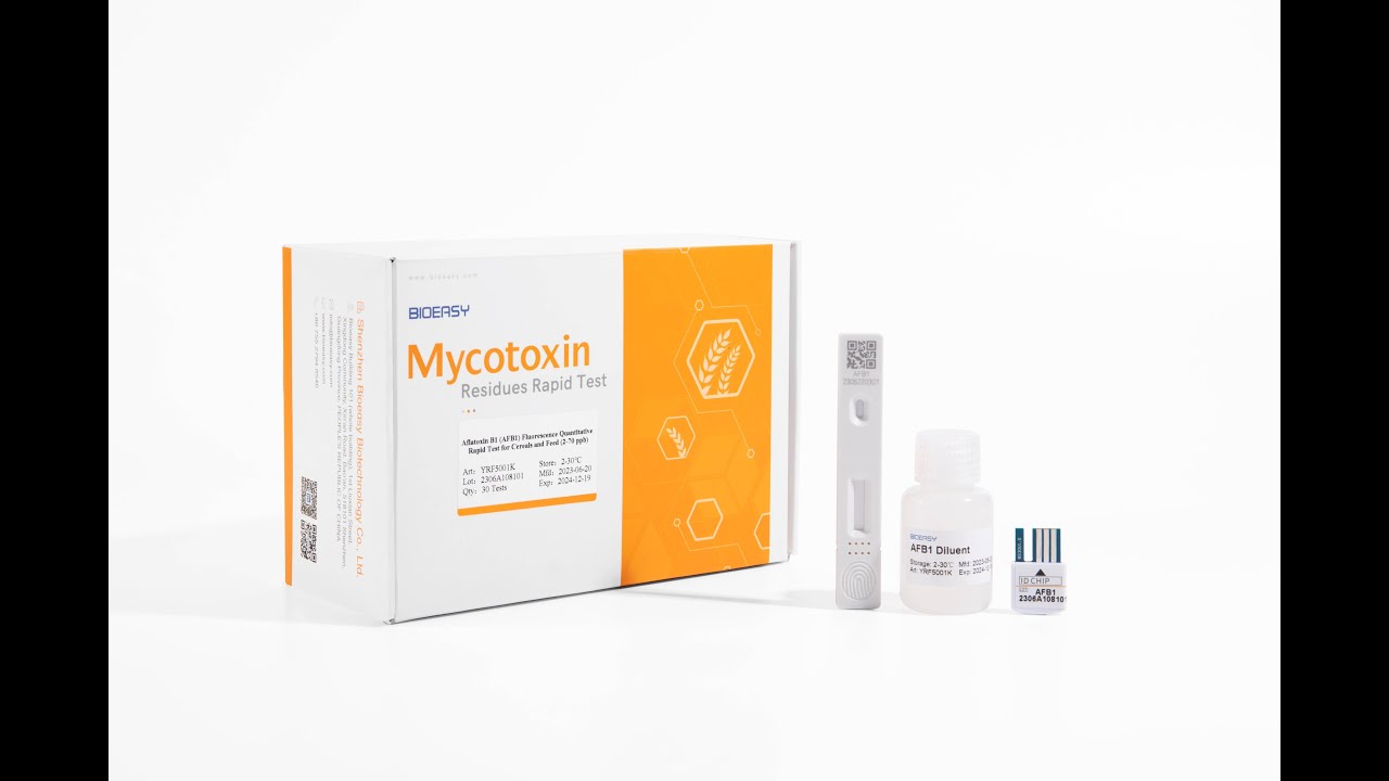 Bioeasy Aflatoxin B1 (AFB1) Fluorescence Quantitative Rapid for Cereals and Feed - YRF5001K