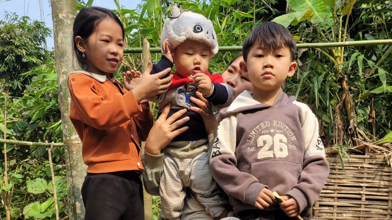 Full video of the house that burned down, belonging to the woman raising three orphaned children.