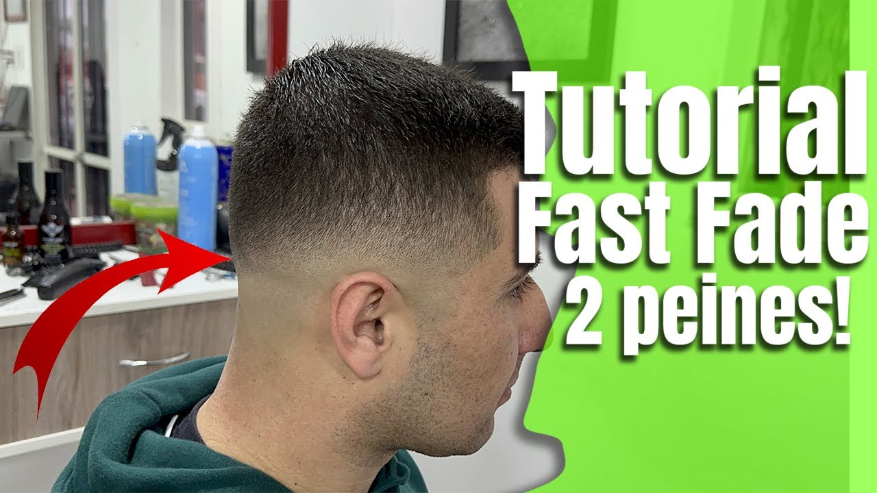 TUTORIAL DEGRADADO CON 2 PEINES!! (solo con 2 peines)