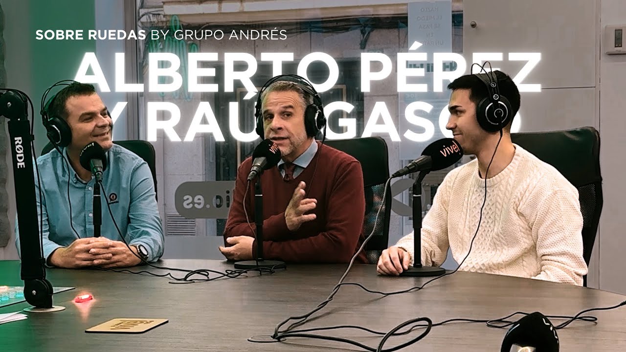 Alberto Pérez y Raúl Gasco de Vive Radio en Grupo Andrés 'Sobre Ruedas'