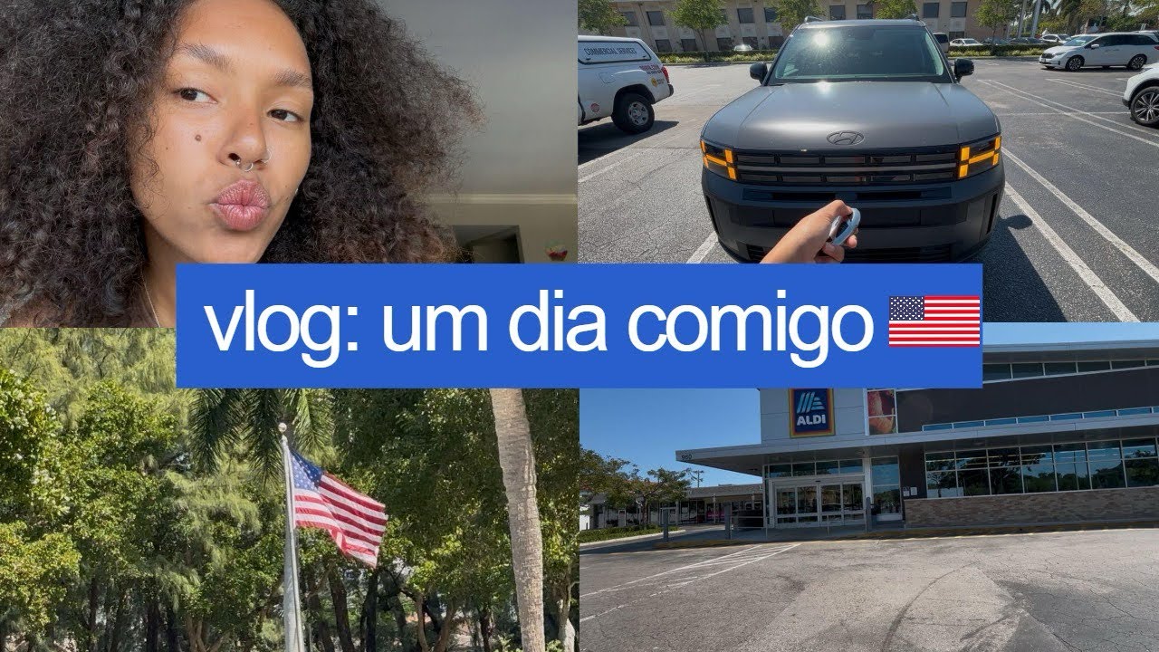 vlog: um dia de trabalho comigo nos eua, carro novo e mercado
