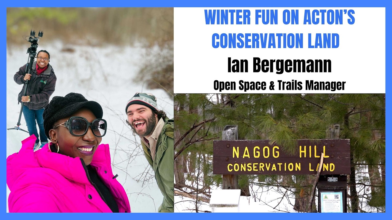 WINTER FUN ON ACTON'S CONSERVATION LAND -  IAN BERGEMANN