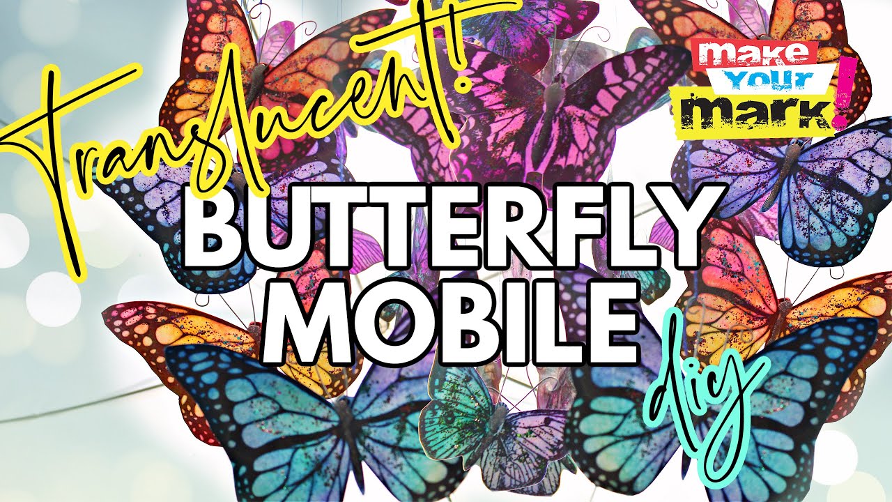Magical Butterfly Mobile with Gel Press