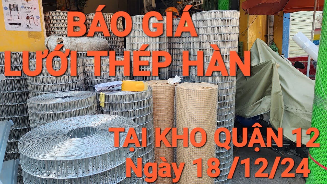 Báo Giá Lưới Thép Hàn Kẽm Ô 25x50 Đây 2ly Ngày 18/12/24