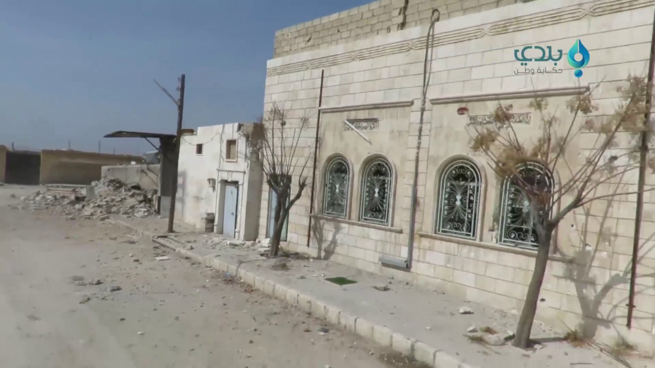 جولة مراسل بلدي في بلدة بزاعة بعد تحريرها من تنظيم الدولة بريف حلب الشمالي 2017/2/27