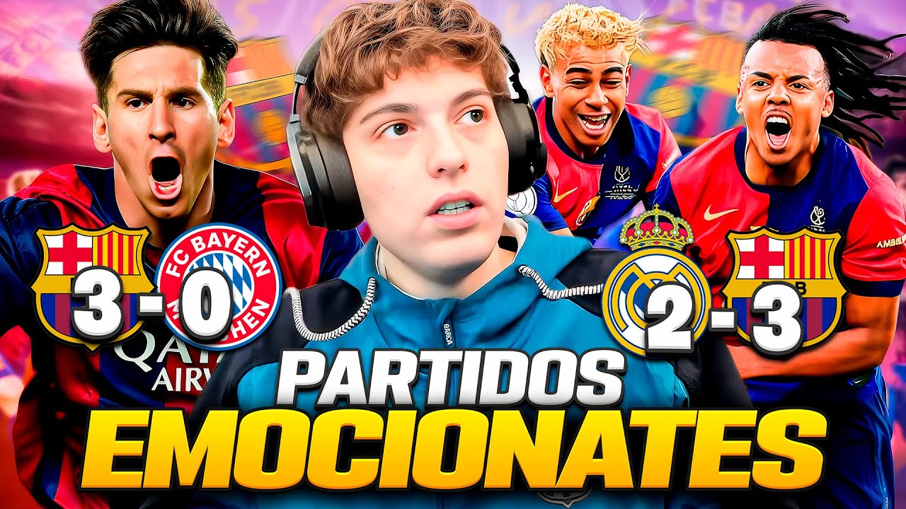 LOS PARTIDOS MAS EMOCIONANTES DEL BARCELONA EN EL SIGLO - EMOTIVO...