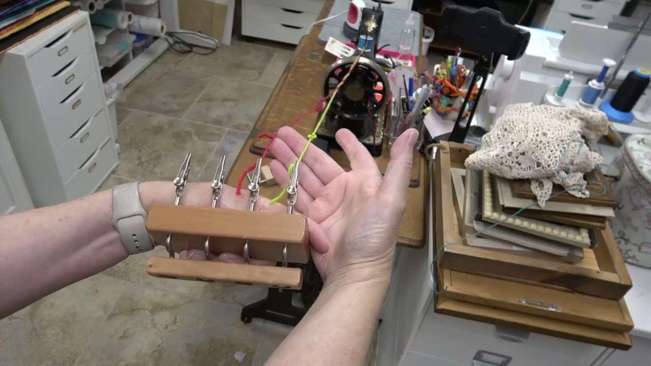 Making Cord Using the Ashford Fringe Twister