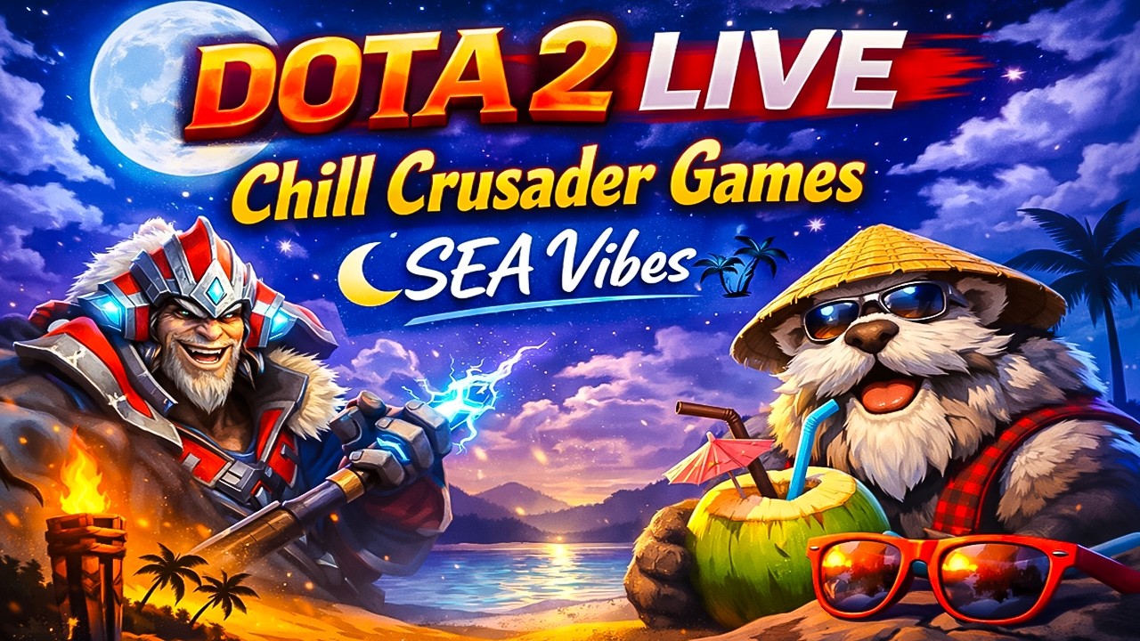 🔴 DOTA 2 LIVE | Chill Crusader Games 🌙 SEA Vibes