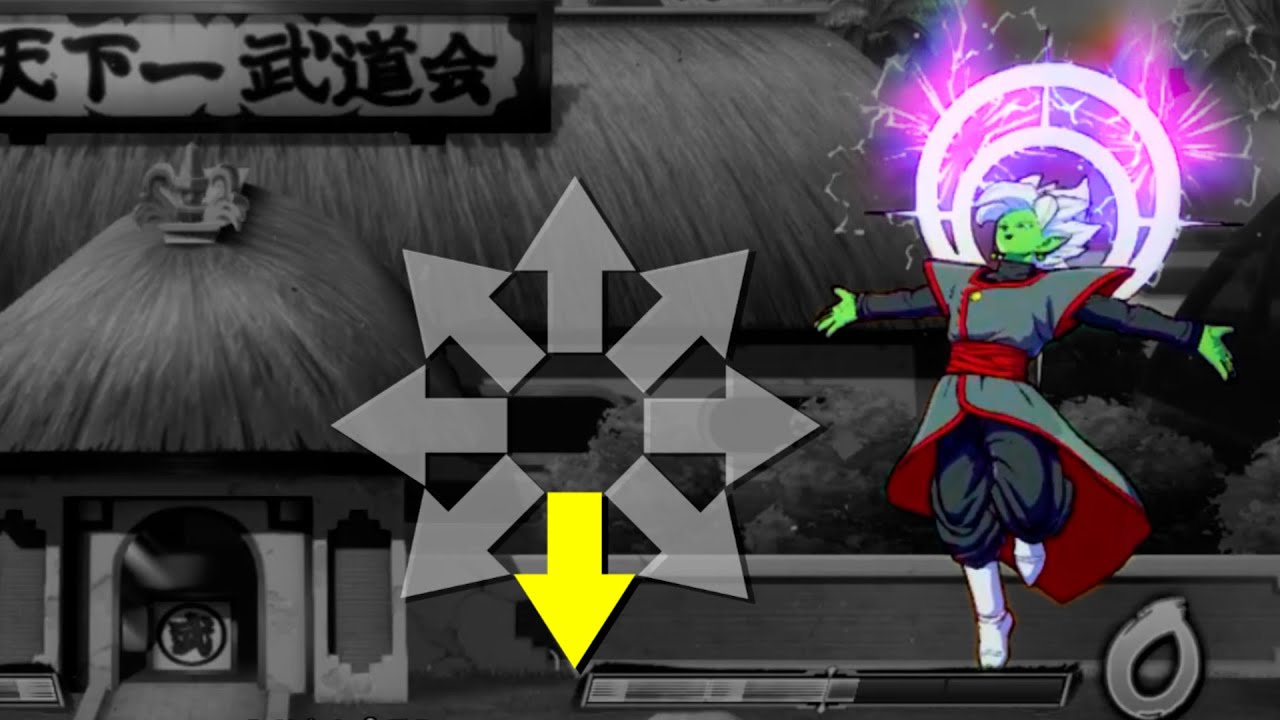 【DBFZ v1.29】Zamasu BnB demonstration, 2H Vanish extension, solo sparkless TOD
