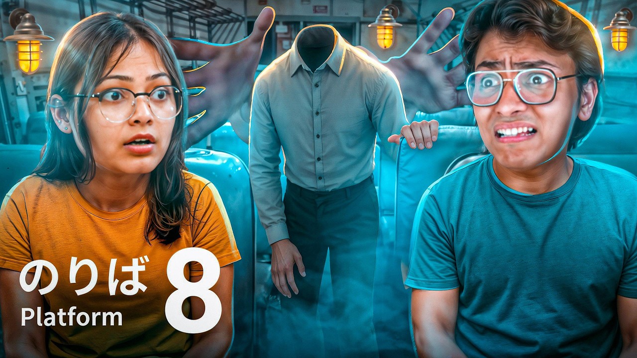 WE ARE TRAVELING IN A HORROR TRAIN 💀😵‍💫 |@Thetargetsiblings @Anuusharma0012 