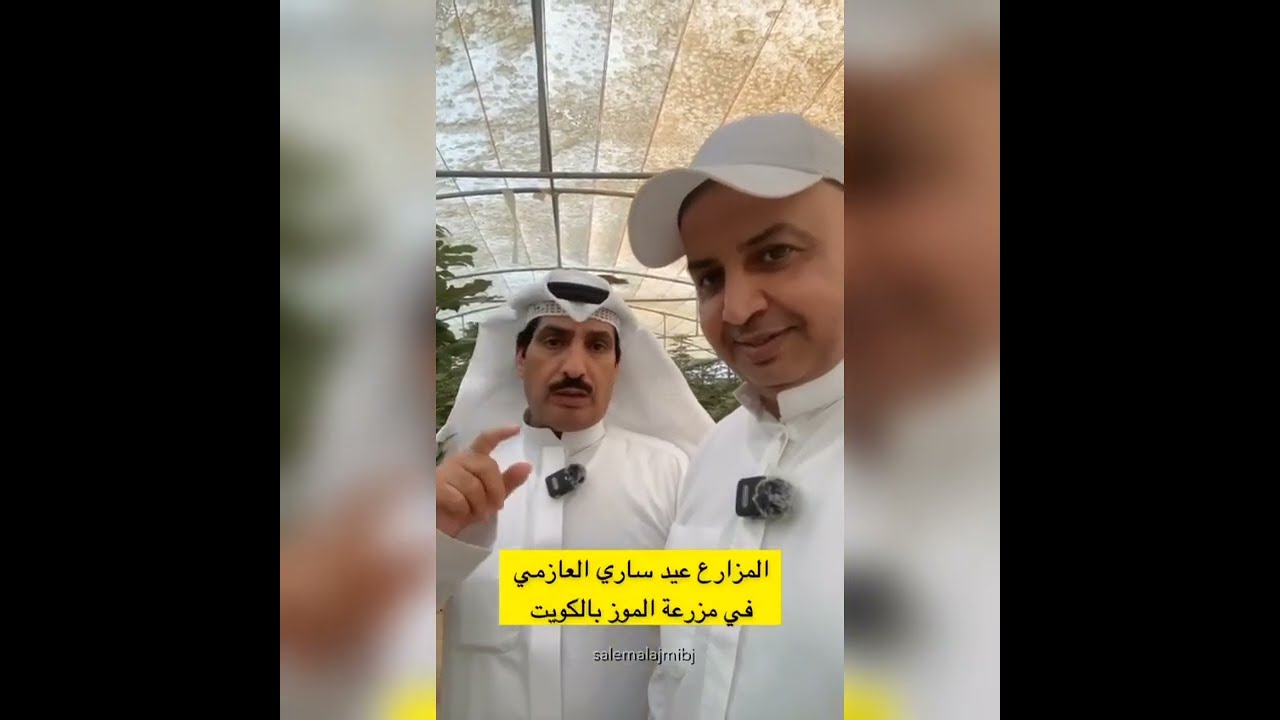 لقاء مع المزارع عيد ساري العازمي صاحب أكبر محمية للموز في الكويت.