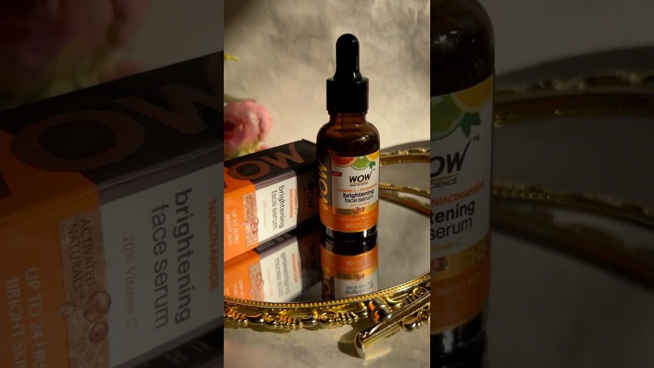 Wow skin brightening face serum #review #wowskinscienceindia #faceserumforoilyskin #faceserum #asmr