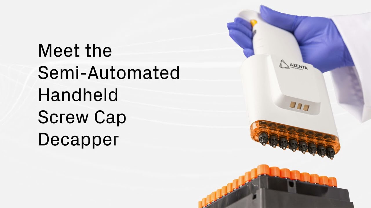 Semi-Automated Handheld Screw Cap Decapper by Azenta Life Sciences