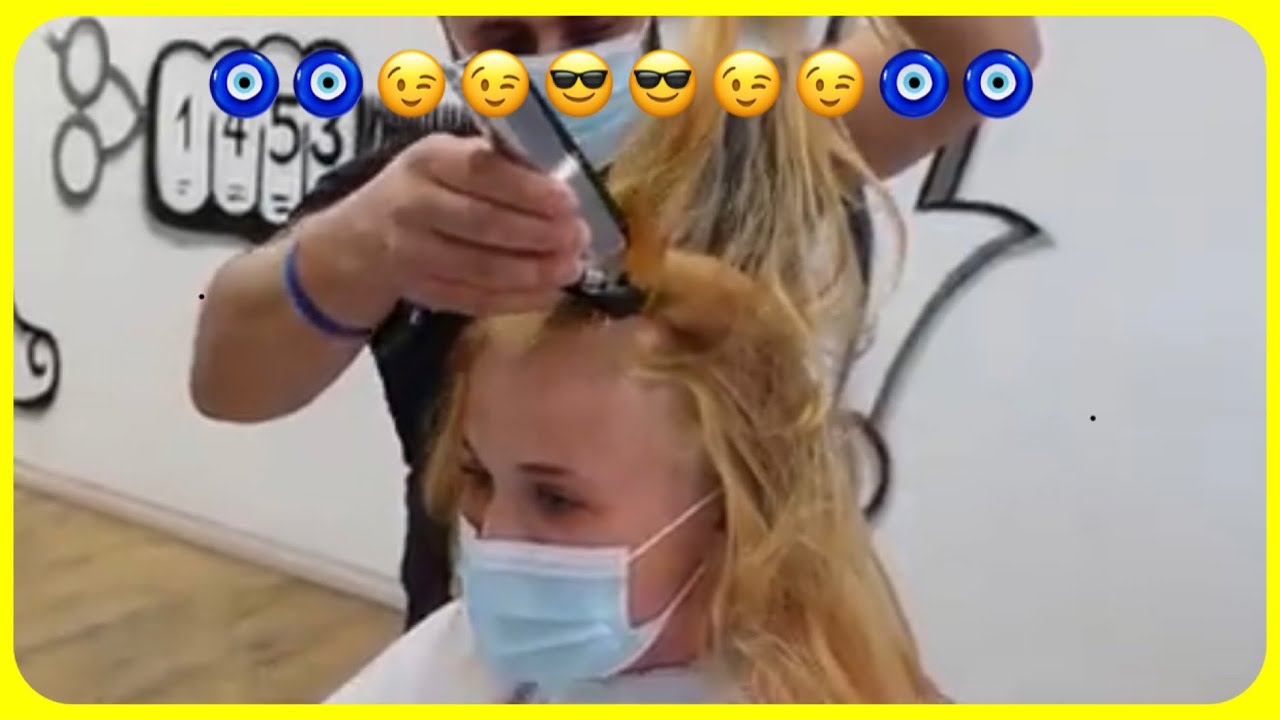 Blondie Gets Number one Hair cut Barber Turko