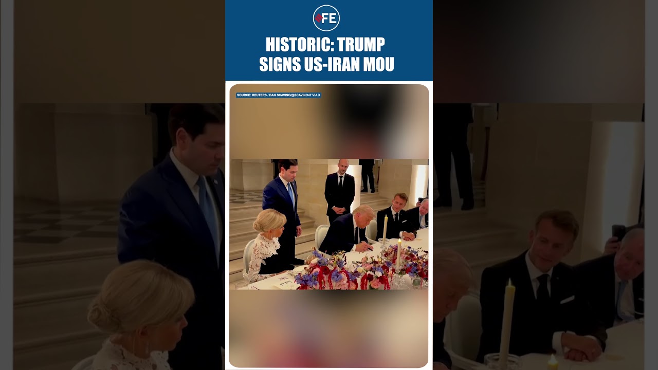 Donald Trump Signs Historic Iran MOU In France As Major Diplomatic Breakthrough Raises Global Hopes