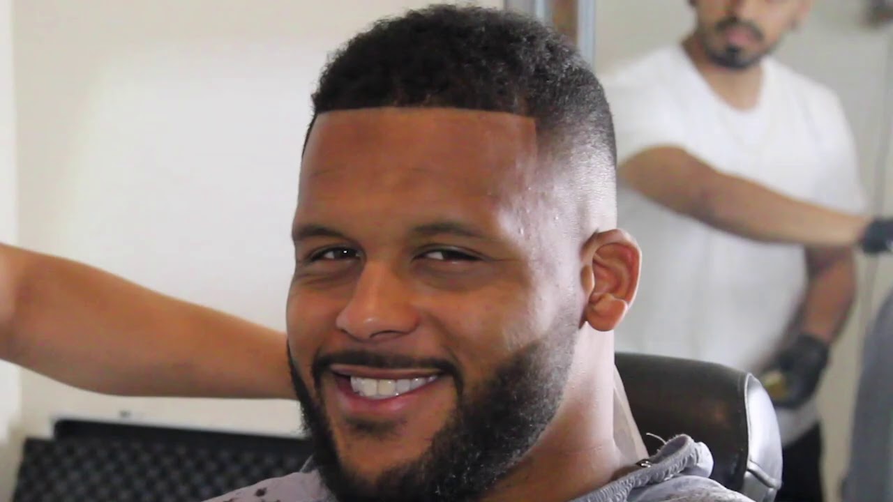 Aaron Donald Gets A Haircut & Takes His NEW PUPPY Swimming