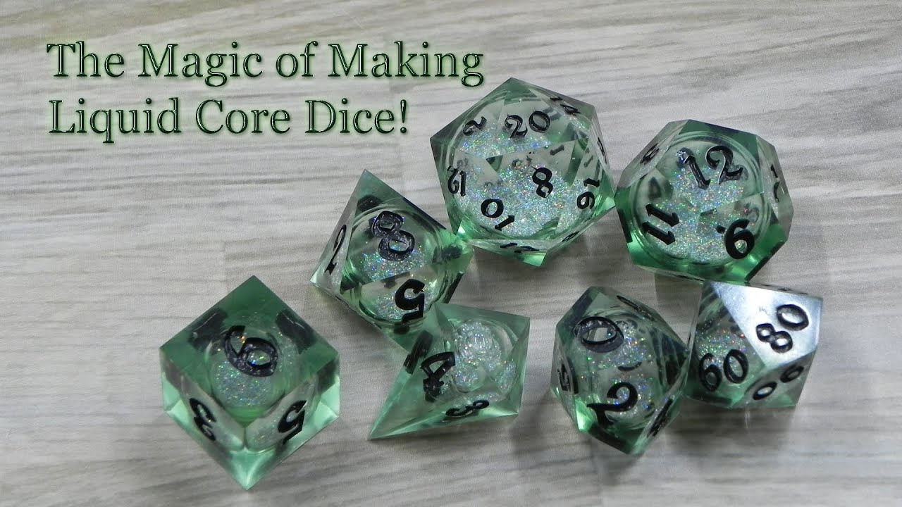 Resin-ating Through Art: Casting Epic Liquid Core Dice