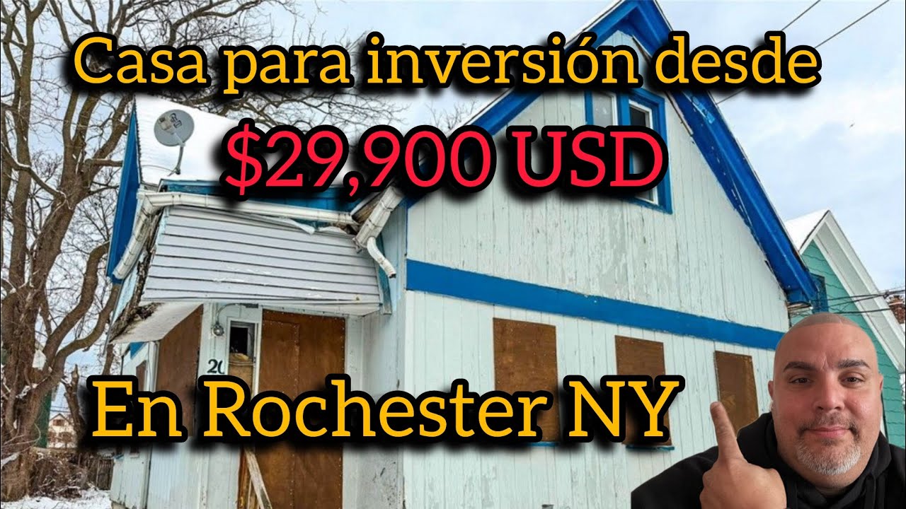 Compra tu casa por menos de $29,000 USD  en es estado de NY 