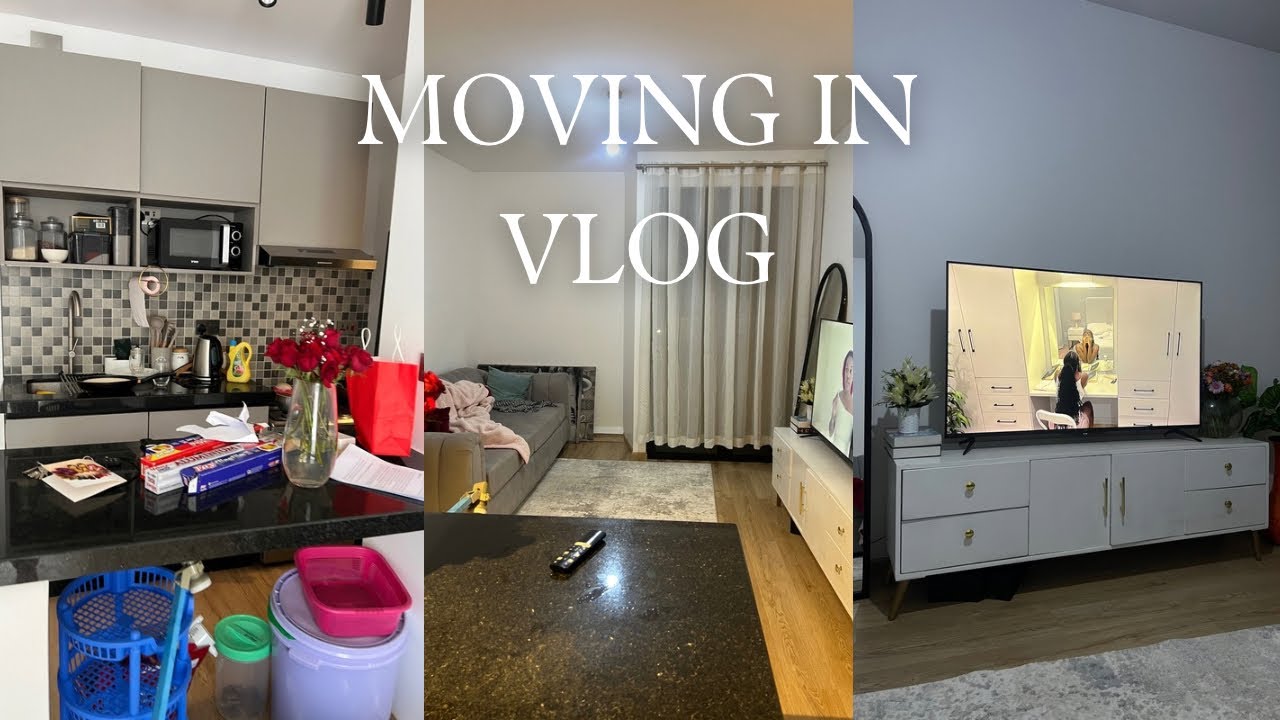 Moving vlog 2:A Messy moving in to my new apartment,cleaning ,cooking ,wardrobe organizing