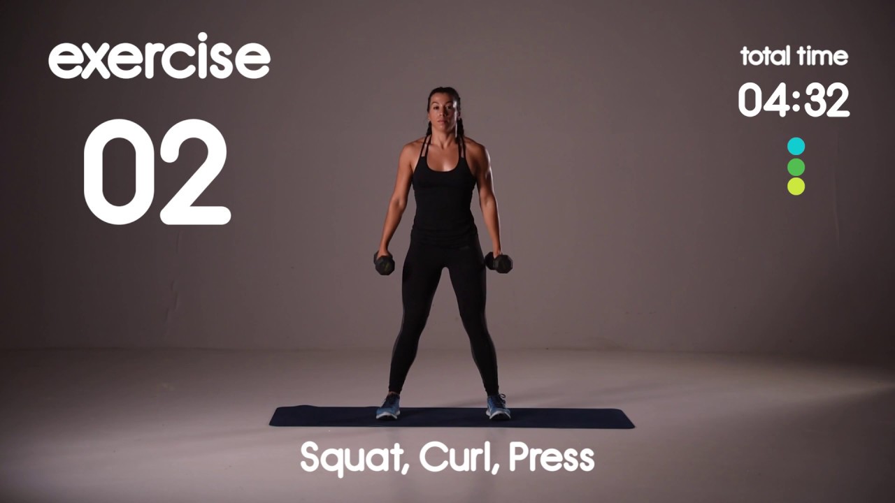 Full Body, Cardio & Core HIIT Workout - Level 1 or 2 - 20s/20s 30s/20s Intervals