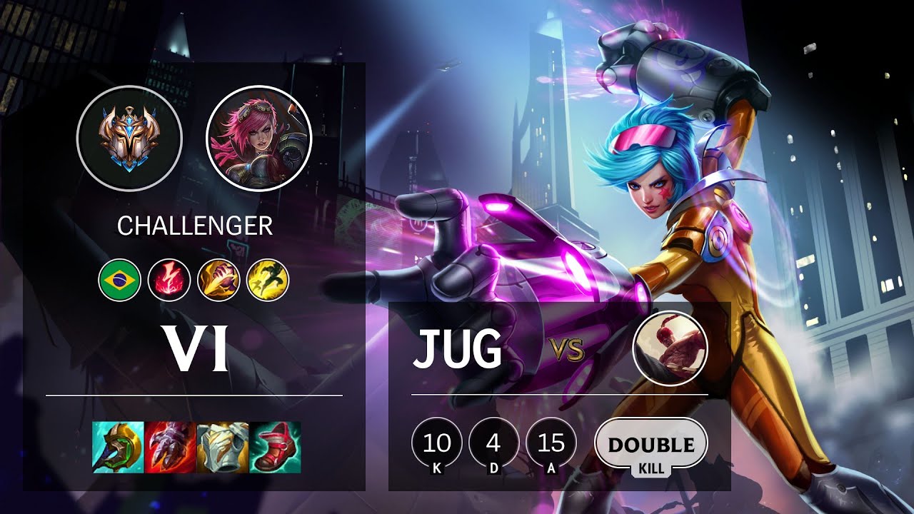Vi Jungle vs Lee Sin - BR Challenger Patch 11.22