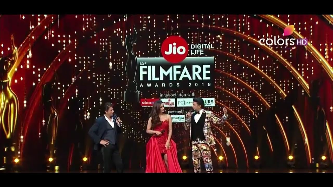 Filmfare 2018,  ShahRukhKhan and Ranveer Singh