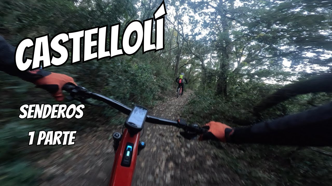 Castellolí senderos que no se acaban  en #ebike ⚡️ 1ª parte 