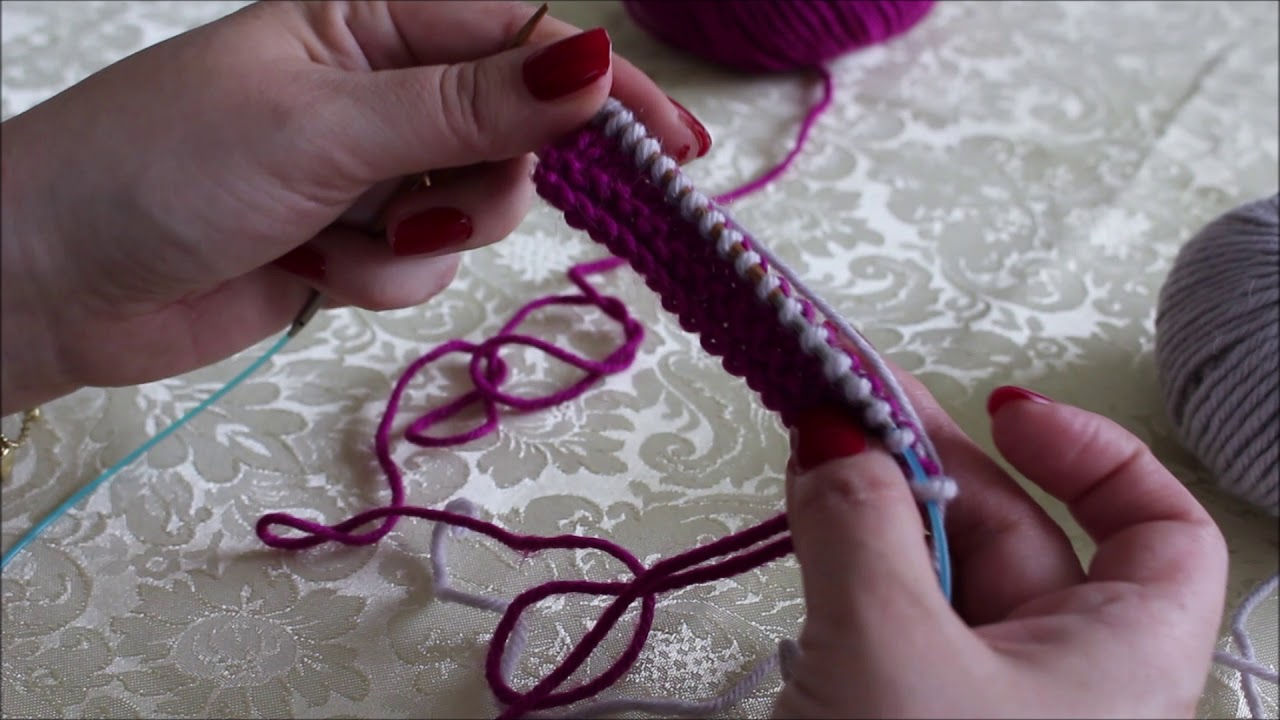 Lavorare le righe a maglia-Facile 