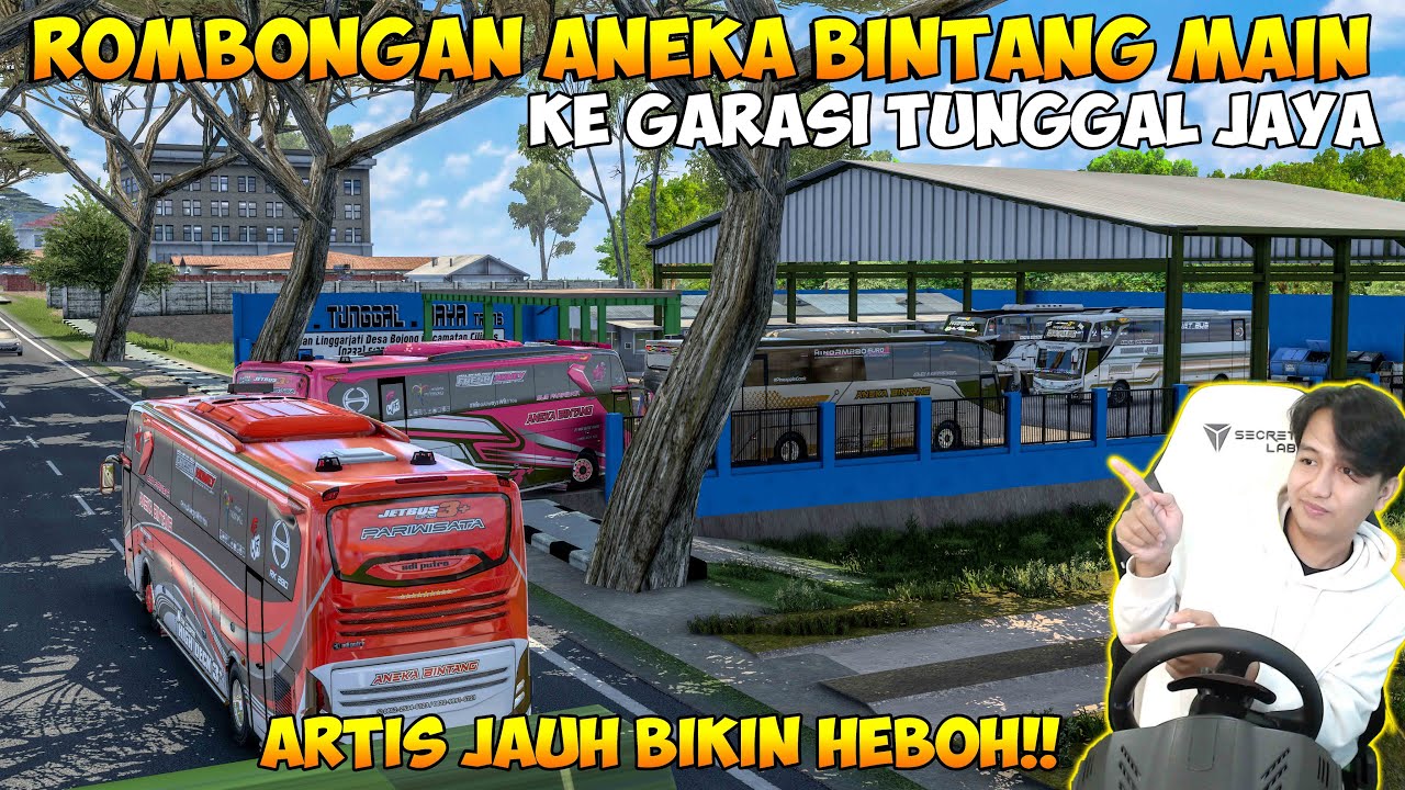 PERTAMA KALI ROMBONGAN ANEKA BINTANG MAIN KE GARASI TUNGGAL JAYA LANGSUNG BIKIN HEBOH BASURINYA