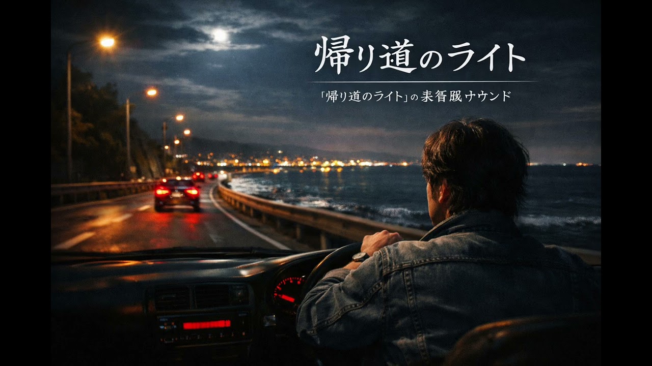 浜田省吾さん好きな人に届いてほしい曲 Japanese city pop rock ballad オリジナル音源   『帰り道のライト』J-POP オトナのバラード