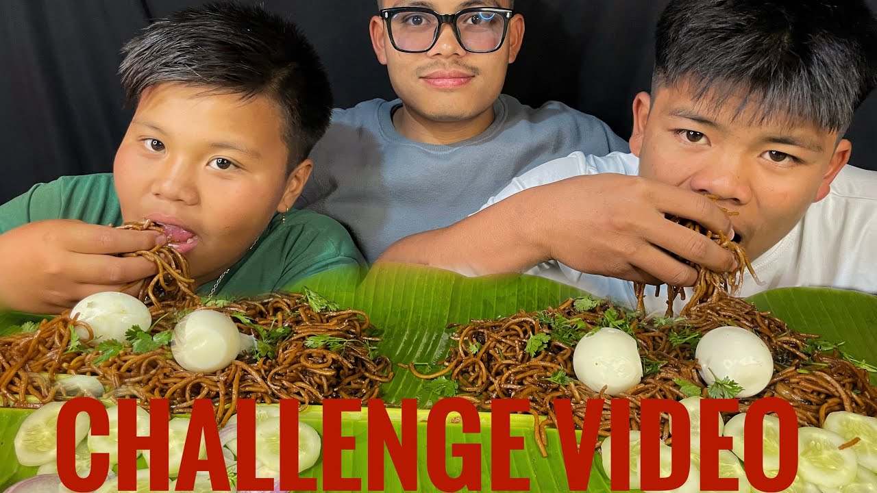 EATING SPICY MASALA NOODLES CHALLENGE 🔥MUKBANG