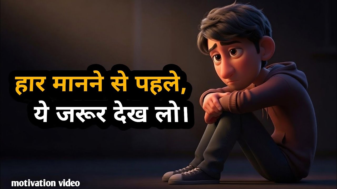 हार मानने से पहले, ये जरूर देख लो ।Gyanvardhak video #aicartoon #motivation #education #story ..