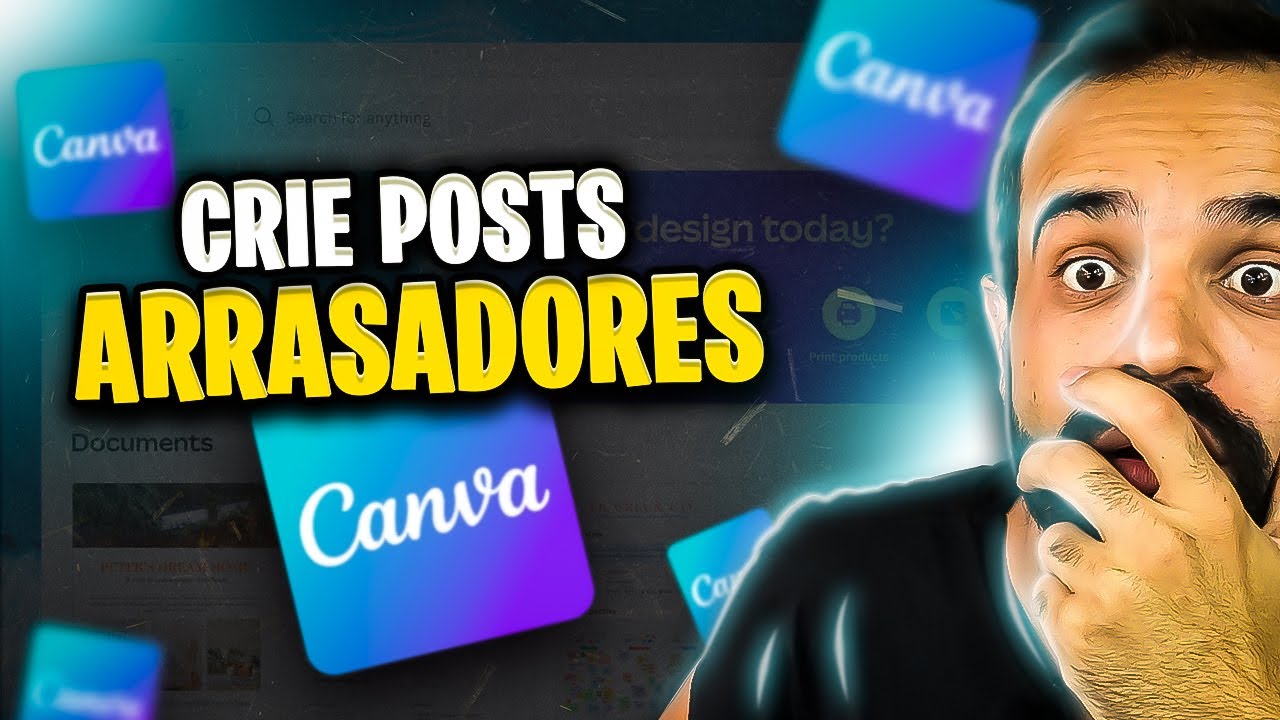 🚀 DOMINE o Canva em MINUTOS do Absoluto ZERO! Descubra os SEGREDOS para Criar Posts ARRASADORES!💡✨