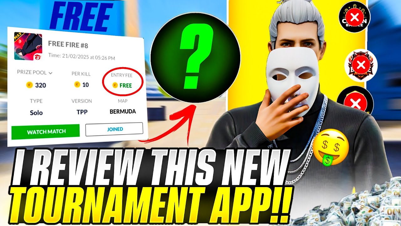 I REVIEW THIS NEW TOURNAMENT APP 🤑✅ | Best Tournament App For Free Fire 🔥🤑 | FF Tournament App 💯🤑🏆