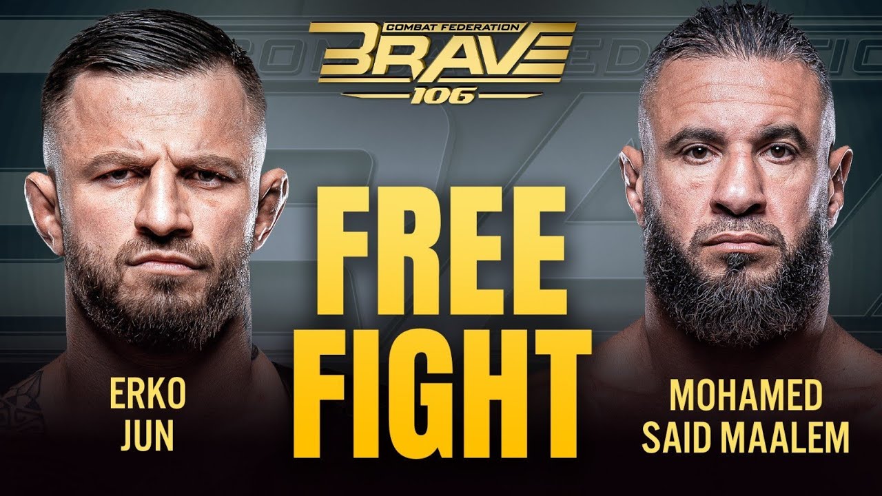 Erko Jun vs Said Maalem 2 | Full Fight | BRAVE CF 106 x WFC 30 🔥