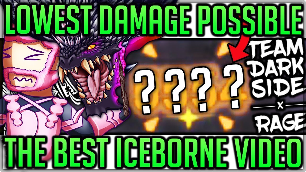 The Lowest Damage Possible in Iceborne - Monster Hunter World Iceborne! (World Record) #iceborne