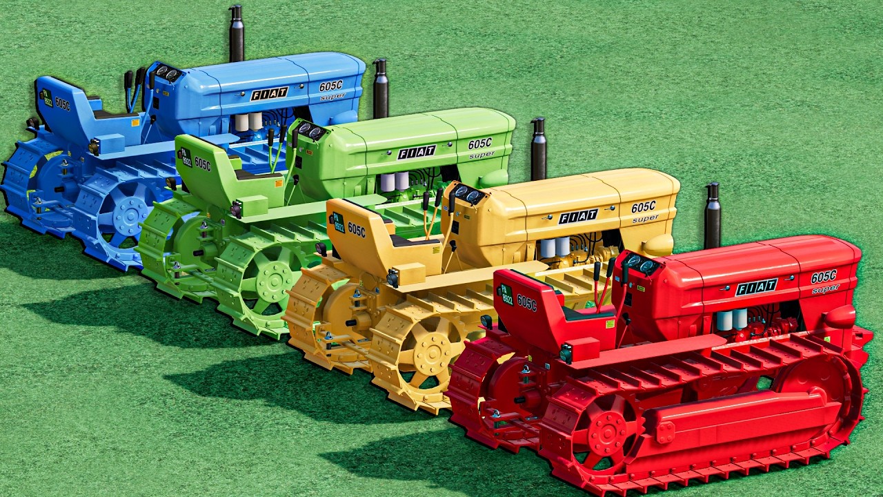 Farming Simulator 22 - SUPER Fiat Crawler to GRASS