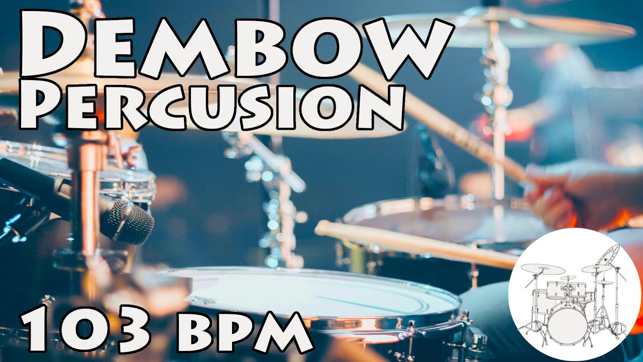 Play along Drums | Dembow Beat 103 bpm