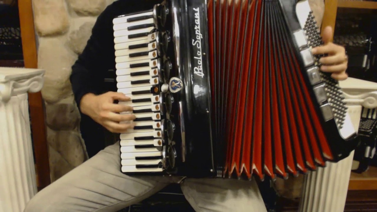 7285 - Black Paolo Soprani Piano Accordion LMMH 41 120 $1999