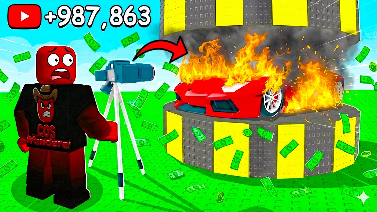 Я набрал 1 миллиард подписчиков в игре Be a YouTuber | Roblox