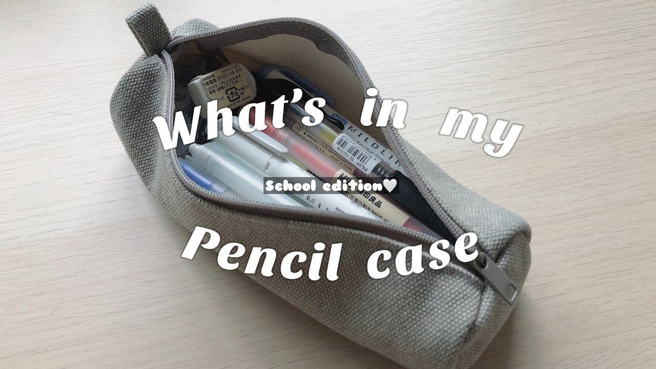 What’s in my pencil case 🖇 Back to school
