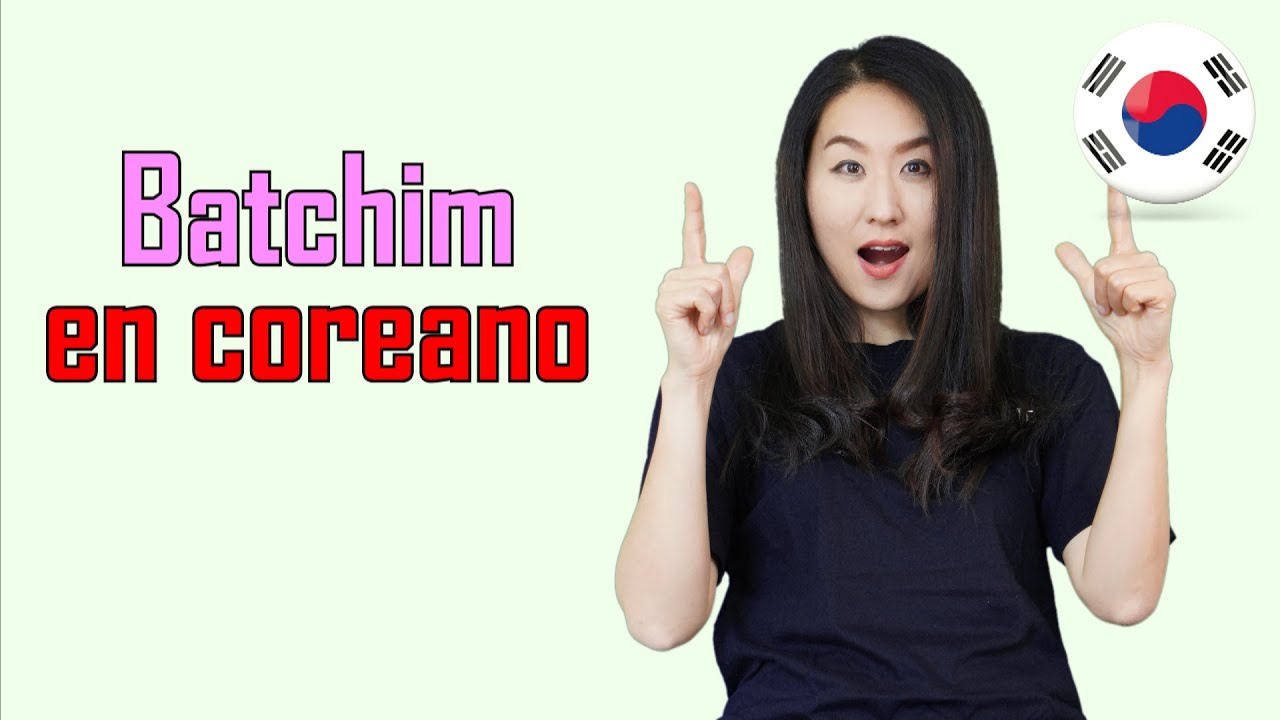 Batchim en coreano