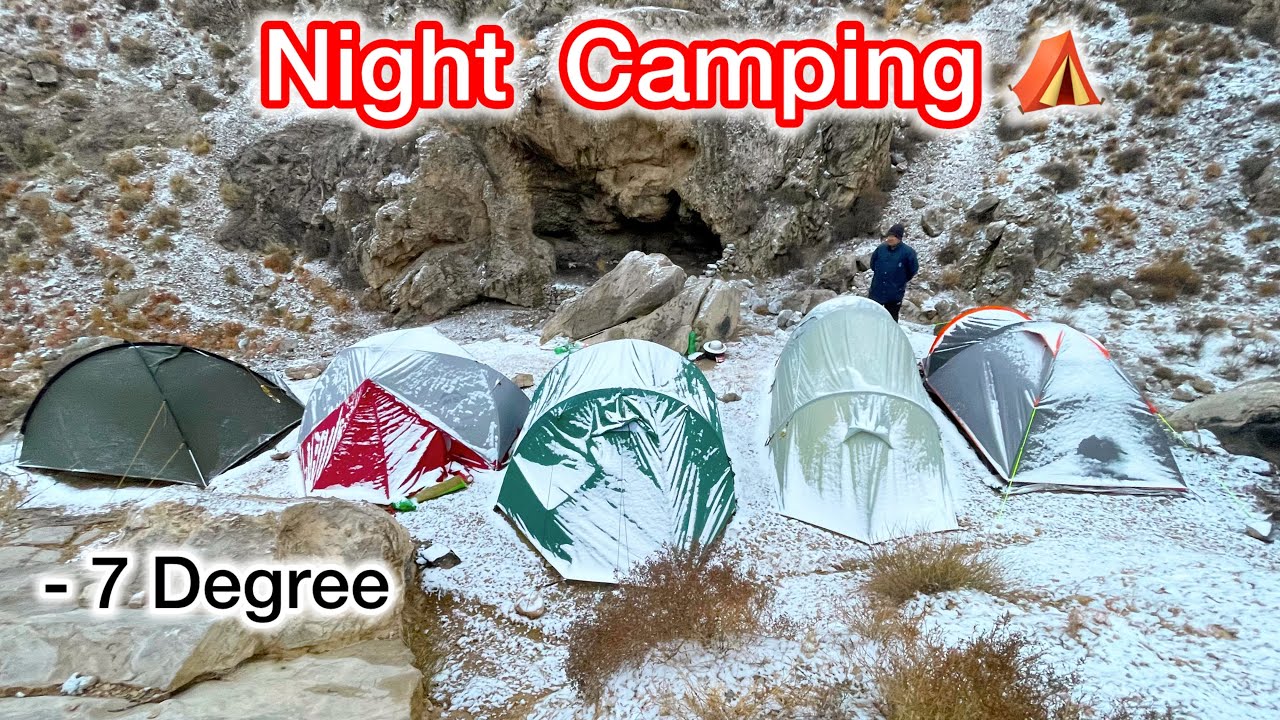 New Hiking Vlog series || First Winter Snow & Camping at -7° degree || Zakir H Vlogs